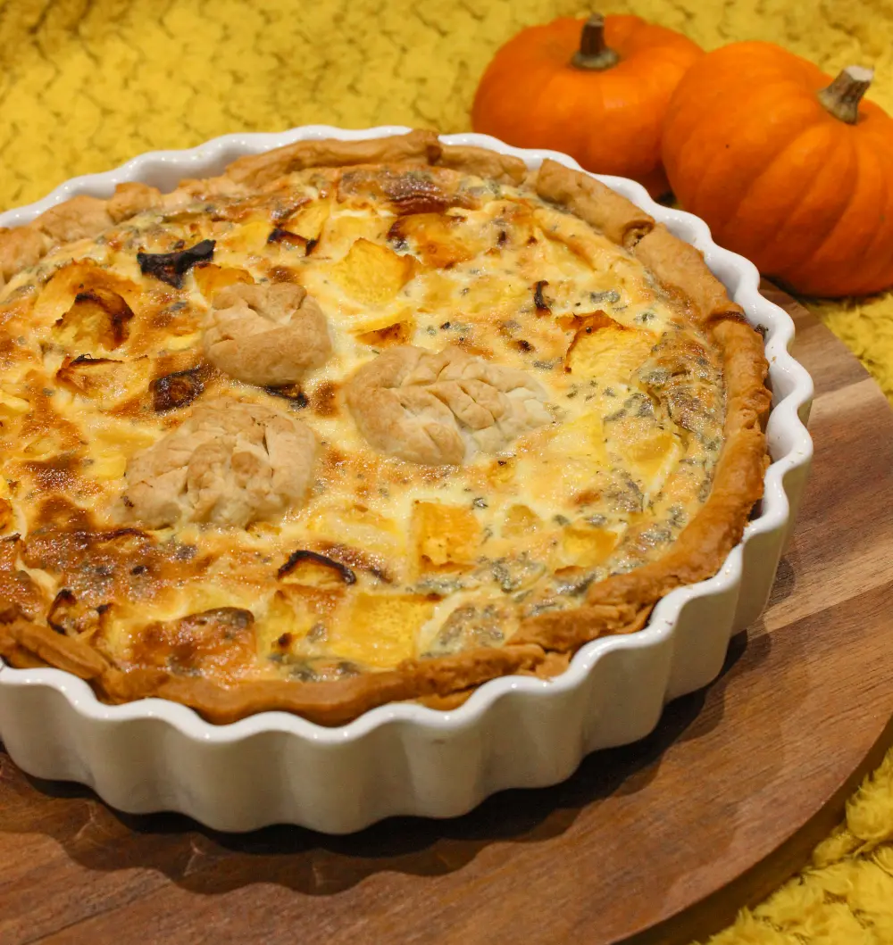 pumpkin & sage tart